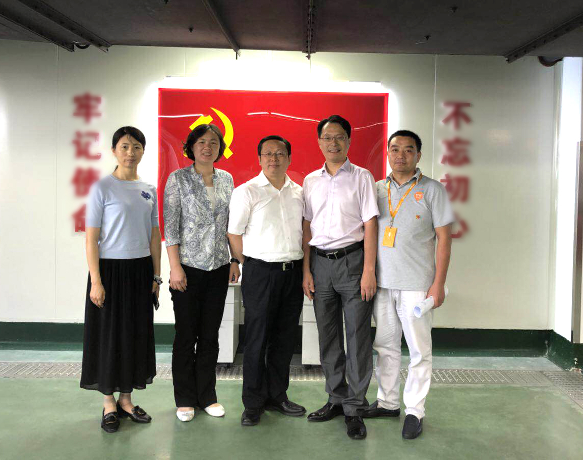 “将党建工作融入到企业发展中”----车墩镇党委曹书记一行至我司进行党建工作专题调研